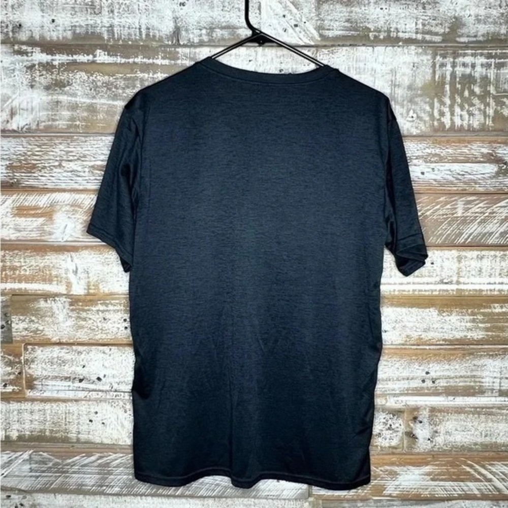 Real essentials men's athletic black T-shirt L - Picture 2 of 3